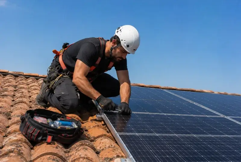 Maintenance et monitoring de panneaux solaires à Bollène